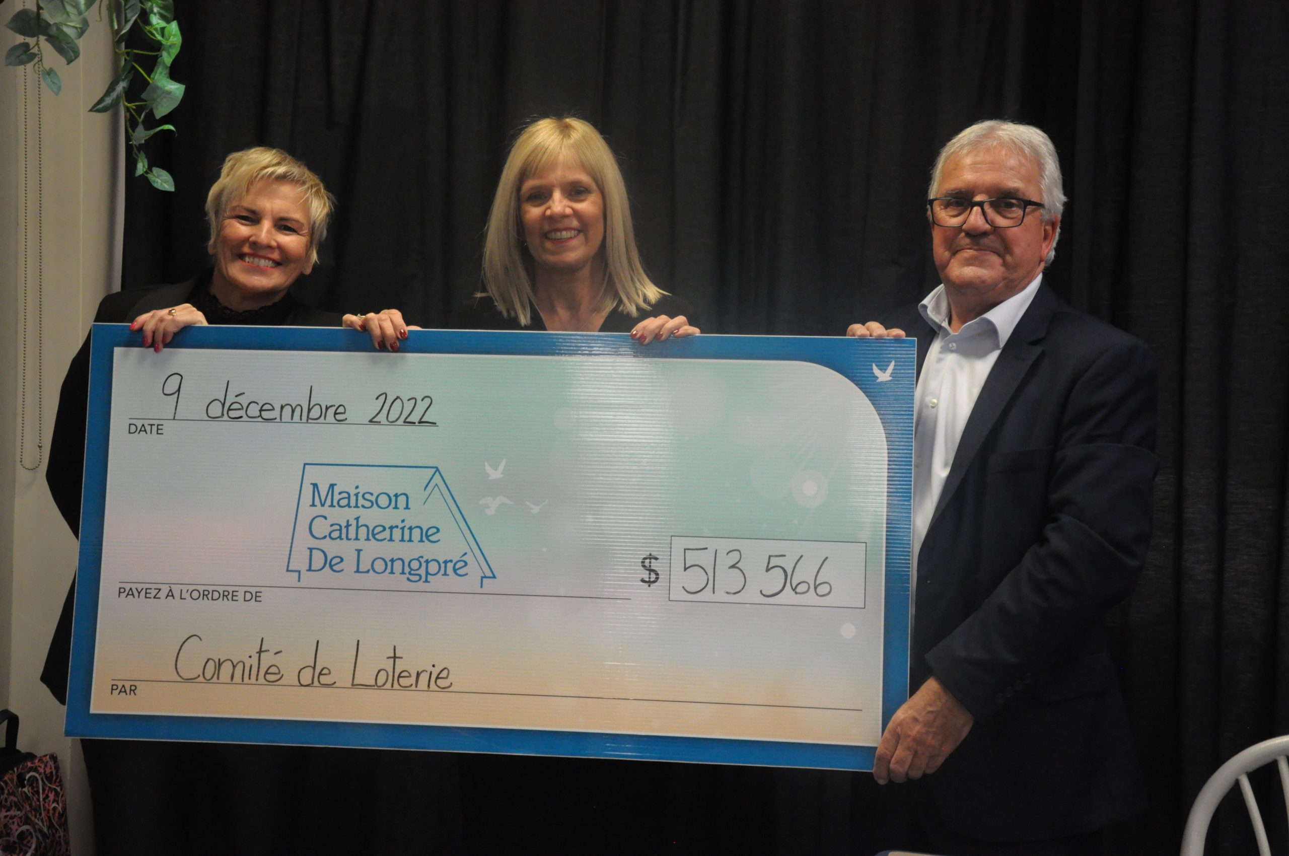 La Maison Catherine de Longpré récolte plus de 500 000 grâce à sa