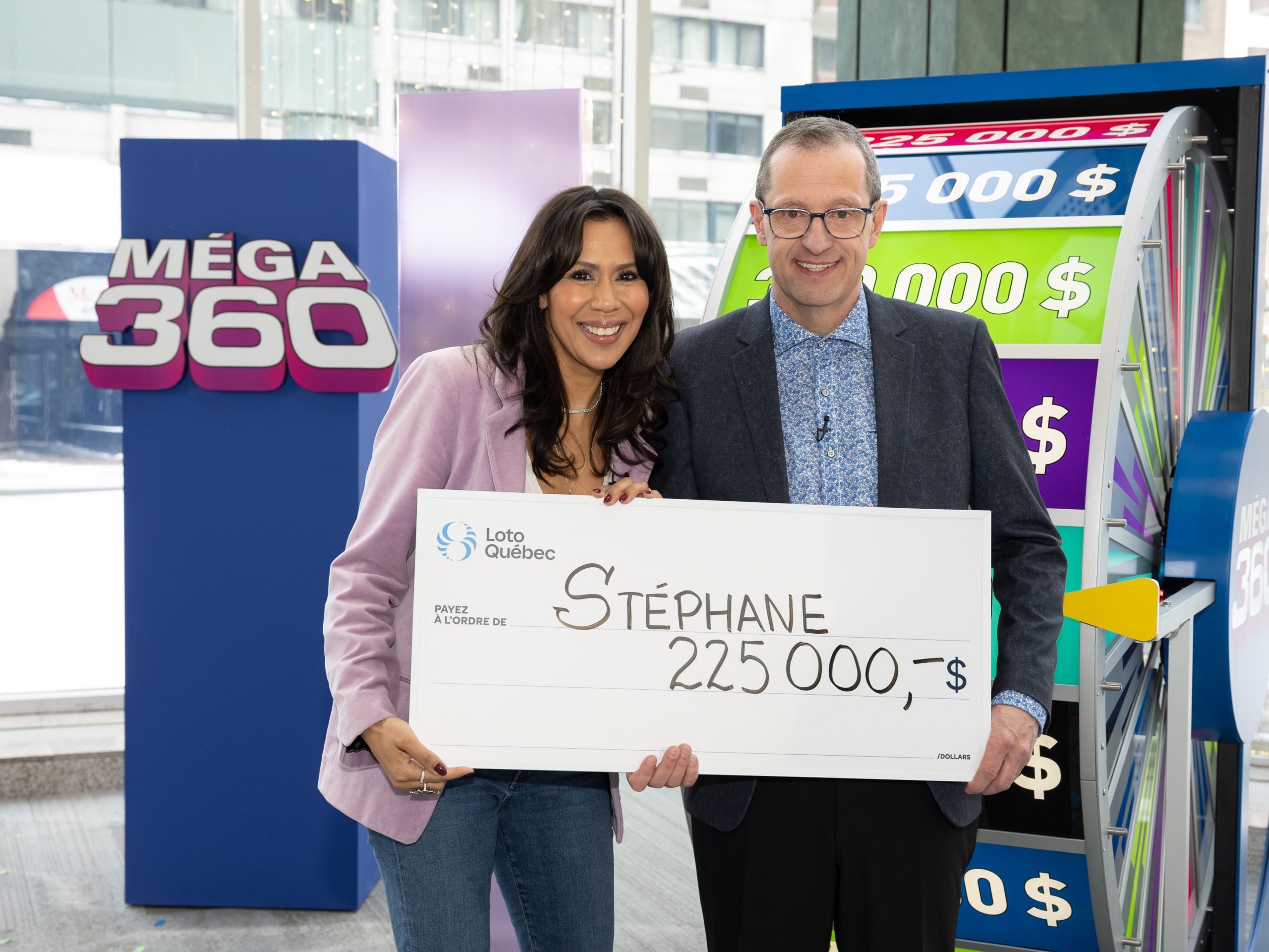 Stéphane Giroux remporte 225 000 à la loterie Méga 360 L’Éclaireur