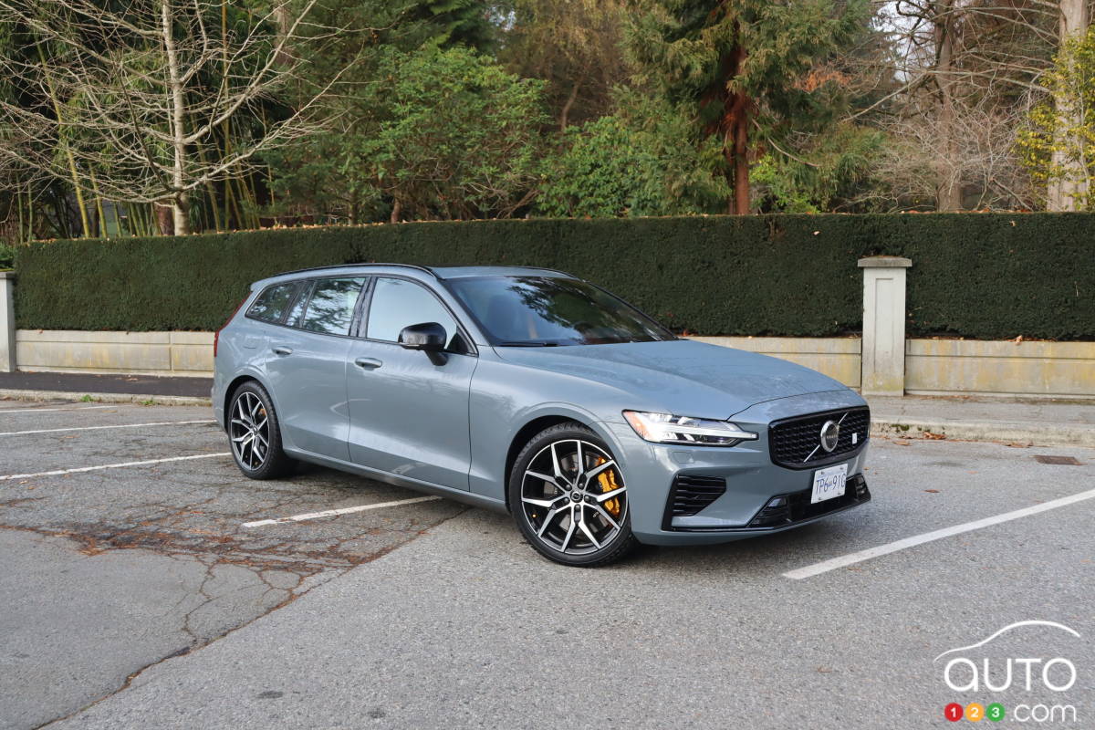 Volvo V60 Recharge Polestar Engineered 2024, essai routier estelle